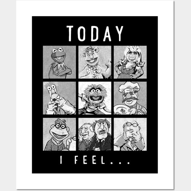 FUNNY TODAY I FEEL Wall Art by 59KW